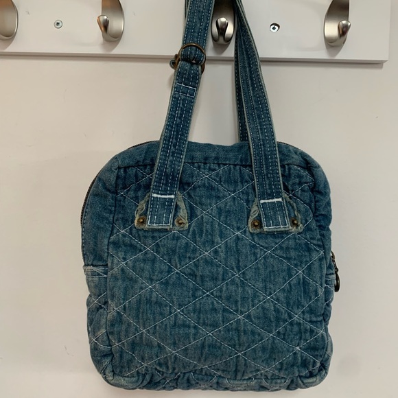 Dolce & Gabbana vintage DenimCoat with removable faux fur vest & Matching purse - Picture 6 of 14